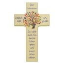 Holzkreuz "Lebensbaum" mit Spruch,...