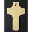 Holzkreuz "Wo ich gehe" mit Spruch, Größe 18 x 11 x 1,1 cm, oder 14 x 9 x 1,1 cm