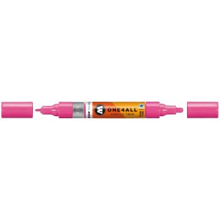 MOLOTOW ONE4ALL Acrylic Twin Marker 1,5 - 4 mm, 200 neonpink