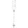 Rosenkranz mit Muranoglasperlen 42 cm, Taufe, Kommunion