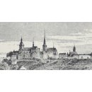 Historische Ansicht Mönchengladbach Faksimile Stadtmotiv